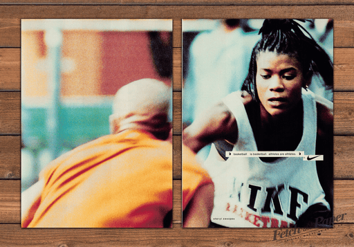 Nike 1990s Print Advertisement Ad (2 pages) 1996 Sheryl Swoopes Basketball