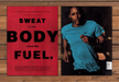 Nike Sweat Body Fuel Dri-F.I.T. Running Woman Print Ad 1997 1990s (2pgs)