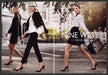Nine West Shoes 2000s Print Advertisement Ad (2 pages) 2013 Legs Sexy Street Fetch the Paper!