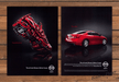 Nissan Altima Coupe Shoe Made of Cars Print Ad 2007 2000s (2pgs)