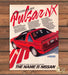 Nissan Pulsar NX 1980s Print Advertisement Ad 1987 "Wide open fun"