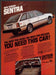 Nissan Sentra 1980s Print Advertisement 1982 "You need this car" Fetch-the-Paper