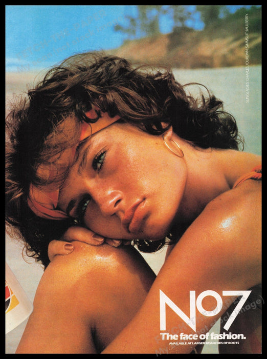 No 7 The Face of Fashion 1980s Print Advertisement Ad 1982 Fetch the Paper!
