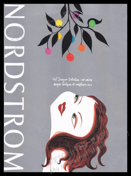 Nordstrom Designer Collection Print Advertisement Ad (front/back) 2007 Fetch the Paper!