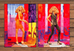 Nordstrom Givenchy Orange Dress Big Hair 1 Page (Front/Back) Print Ad 2008 2000s