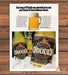 O'Doul's Non-Alcoholic Brew Anheuser-Busch Bottles On Ice Print Ad 1991 1990s