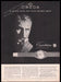 Omega Constellation Chronometer Watch 1950s Print Advertisement Ad 1959 Fetch the Paper!