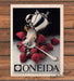 Oneida Silverplated Pitcher Marquette Spoon Strawberries Print Ad 1985 1980s