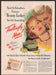 Palmolive Soap 1940s Print Advertisement Ad 1949 "Beauty Lather" Fetch-the-Paper