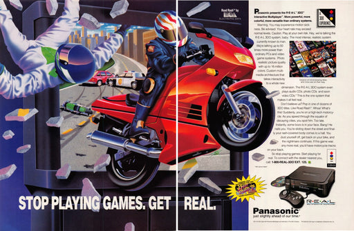 Panasonic R.E.A.L. 3DO System Video Game 1990s Print Advertisement 2 Pg Ad 1994