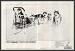 Papworth Yuki Collection Luggage Husky 1980s Print Advertisement Ad (2 pg) 1982 Fetch the Paper!