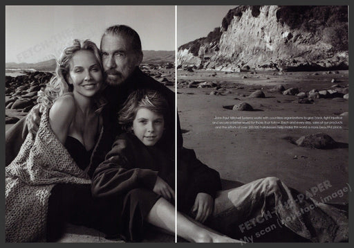Paul Mitchell Hair 2000s Print Advertisement (2 page centerfold) 2007 Family Fetch-the-Paper
