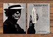 Paul Mitchell Sculpting Spray Fedora Man Print Ad 1988 1980s (2pgs)