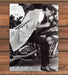 Perry Ellis Man Harley-Davidson Motorcycle Camel Coat Print Ad 1998 1990s