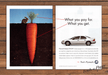 Plymouth Breeze Large Carrot Rabbit What You Get Print Ad 1997 1990s (2pgs)