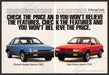 Plymouth Sundance Dodge Shadow 1990s Print Advertisement (2 pages) 1990 Plymouth Sundance