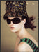 Prada Sunglasses 2000s Print Advertisement 2005 Feather Hat Fetch-the-Paper