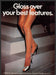 Pretty Polly Crystal Hosiery 1980s Print Advertisement Ad 1982 Legs Glossy Fetch the Paper!