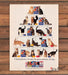 Purina Cat Chow Generations Cats Family Tree Pyramid Pet Print Ad 1993 1990s