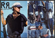 Ralph Lauren 1990s Print Advertisement (2 page) 1994 Double RL Jeans Sailor Fetch-the-Paper