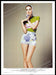 Ralph Lauren & Versace 2010s Magazine Print Ad 2012 Legs Demure Female Model Ralph Lauren