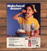 Reddi-wip Whipped Cream Girl Yellow Bow Cherries Sundae Print Ad 1987 1980s