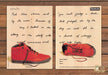 Reebok City Trails Red Suede Boots Handwritten Letter Print Ad 1991 1990s (2 pg)