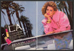 Revlon Beth Rupert 1980s Print Ad (2 page) 1986 L.A. Convertible Car Sassy Model Fetch-the-Paper