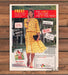Roaman's Fuller Fashion Catalog Yellow Polka Dot Dress Print Ad 1987 1980s