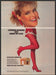 Round the Clock 1980s Print Advertisement 1985 Pantyhose Catherine Oxenberg Legs Round the Clock