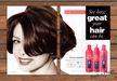 Salon Selectives Shampoo Mousse Conditioner Bob Hair Print Ad 1997 1990s (2pgs)