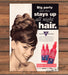 Salon Selectives Style Freeze Big Party Updo Glamorous Hair Print Ad 1998 1990s
