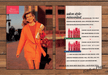 Salon Selectives Style Reinvented Woman Orange Suit Print Ad 1992 1990s (2pgs)