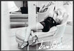 Sam Edelman Kate Upton 2010s Print Advertisement (2 page) 2013 Chaise Lounge Fetch-the-Paper