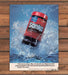 Sanka Decaf Coffee Splash Water Red Can Print Ad 1987 1980s