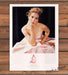 Sarah Jessica Parker Lovely Perfume Pink Satin Gown Print Ad 2008 2000s