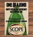 Scope Mouthwash Gargle Green Bottle Mint Fresh Print Ad 1981 1980s