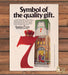 Seagrams 7 Crown Whiskey Symbol Quality Gift Box Crown Print Ad 1979 1970s