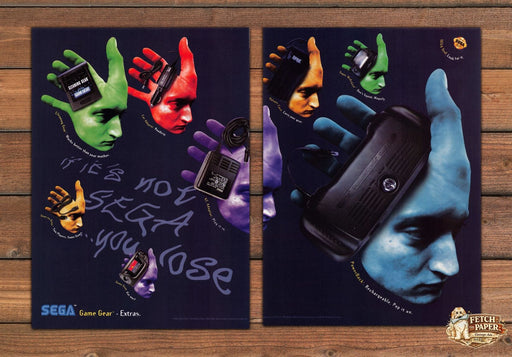Sega Game Gear Video Game 1990s Print Advertisement 1994