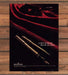 Sheaffer Fountain Pen Gift To Wear Red Velvet Elegant Gold Print Ad 1981 1980s