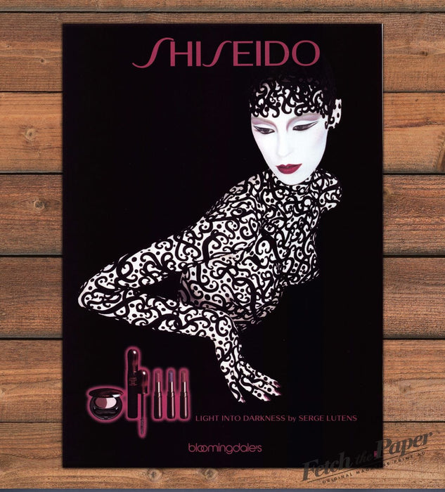 Shiseido Light Into Darkness By Serge Lutens Print Ad 1997 1990s