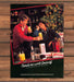 Smirnoff 1980s Print Advertisement 1987 Couple Christmas Drinks Tree