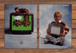 Sony My First Electronic Sketch Pad Kids Cat TV Print Ad 1993 1990s (2pgs)