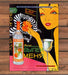 Stolichnaya Orange Vodka Russian Art Deco Irina Raevskaja Print Ad 1998 1990s