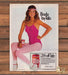 Tab Soda Sugar Free "Body by Tab" 1980s Print Advertisement Ad 1982