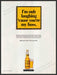 Tequiza 2000s Print Advertisement 2001 "I'm only laughing 'cause you're my boss" Fetch-the-Paper