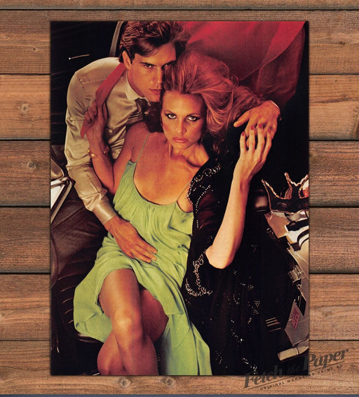 “The Case for Younger Men” Masquerade Mask Luxury Car Magazine Photo 1980 1980s