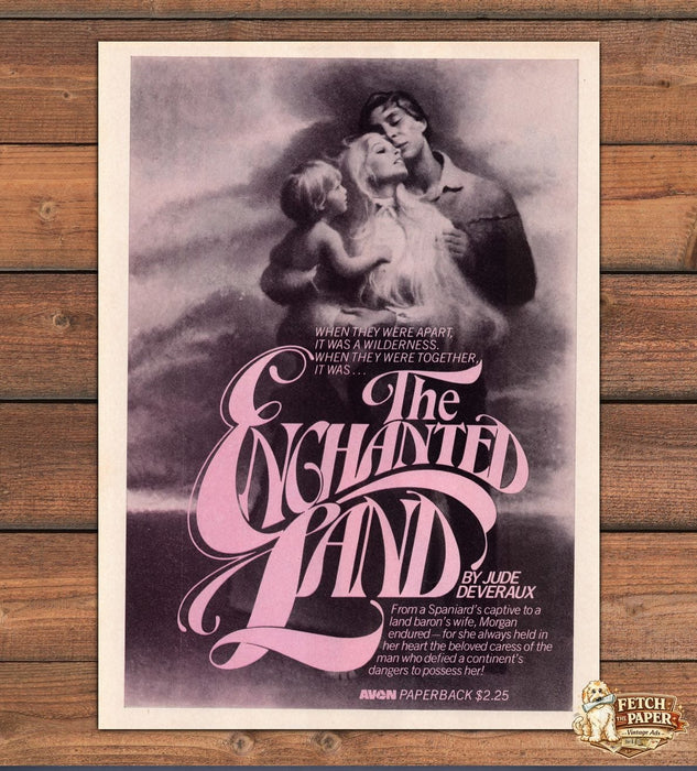 The Enchanted Land Jude Deveraux Book Release Advertisement 1978 1970s
