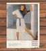 The Limited Cardessa White Navy Asymmetrical Dress Print Ad 1980 1980s