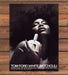 Tom Ford White Patchouli Perfume Afro Model Black White Print Ad 2008 2000s